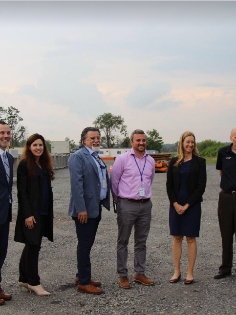 Capture Rep. Sherrill Visits Morristown Airport