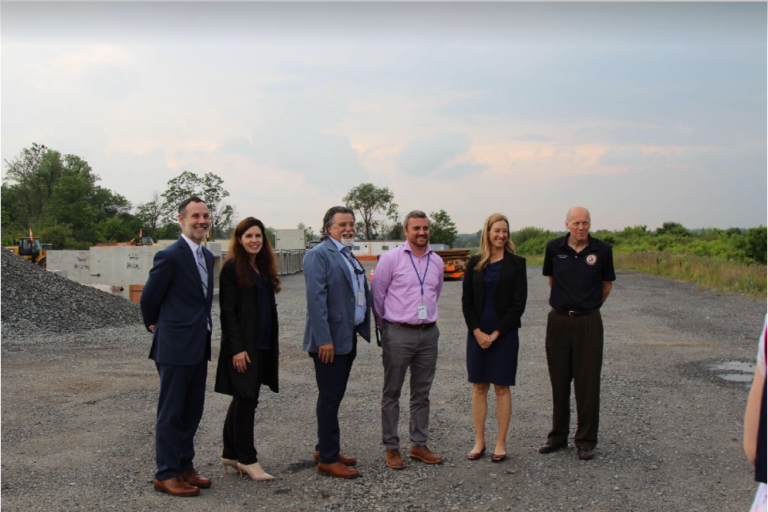 Capture Rep. Sherrill Visits Morristown Airport