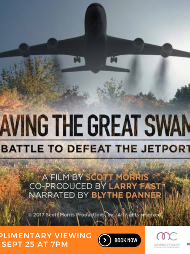 Make It Morris Film Series: Saving The Great Swamp on Sept 25th Make It Morris Film Series: Saving The Great Swamp on Sept 25th