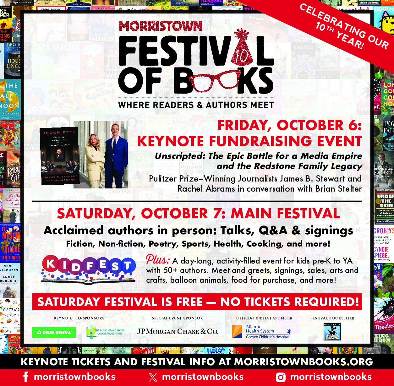 Morristown Festival of Books Morris County Economic Development Alliance