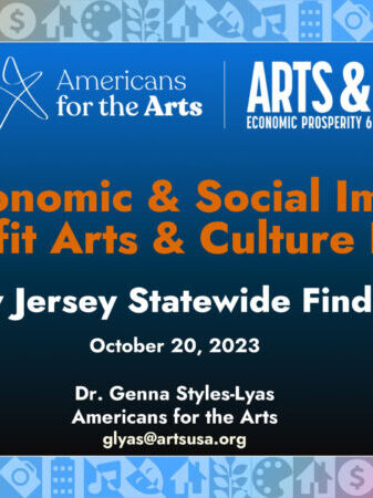 Arts & Economic Prosperity 6 – Equity in Arts Boosts Community Livability Study Arts & Economic Prosperity 6 - Equity in Arts Boosts Community Livability Study
