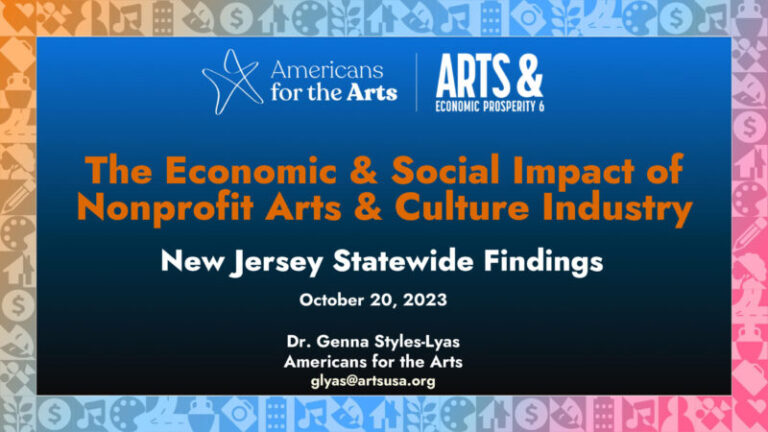 Arts & Economic Prosperity 6 – Equity in Arts Boosts Community Livability Study Arts & Economic Prosperity 6 - Equity in Arts Boosts Community Livability Study