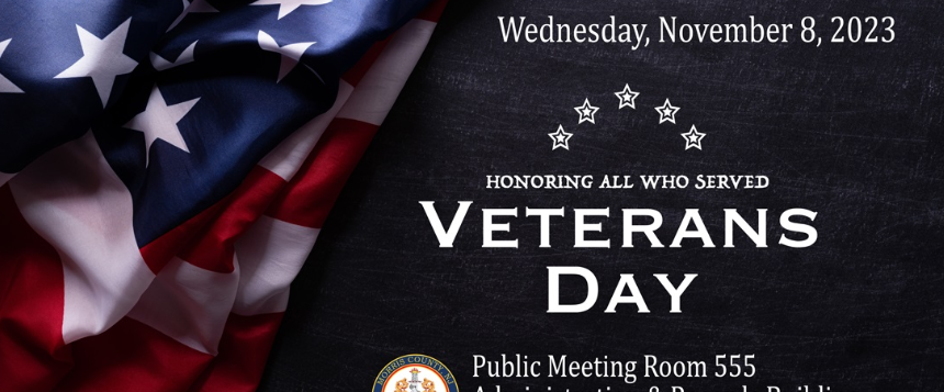 Morris County’s Upcoming Veterans Day Ceremonies November 2023