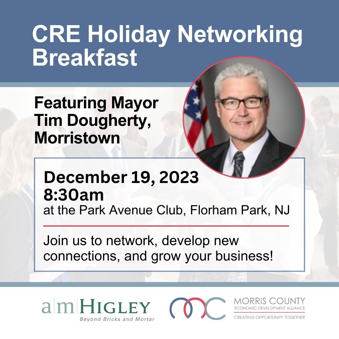 CRE Holiday Networking Breakfast Featuring Mayor Tim Dougherty, Morristown