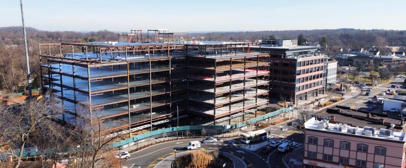 SJP tops out new Sanofi office building in Morristown, eyeing early 2025 delivery