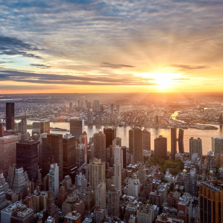 Sunrise-over-NYC Sunrise over NYC / what's impacting your future travel