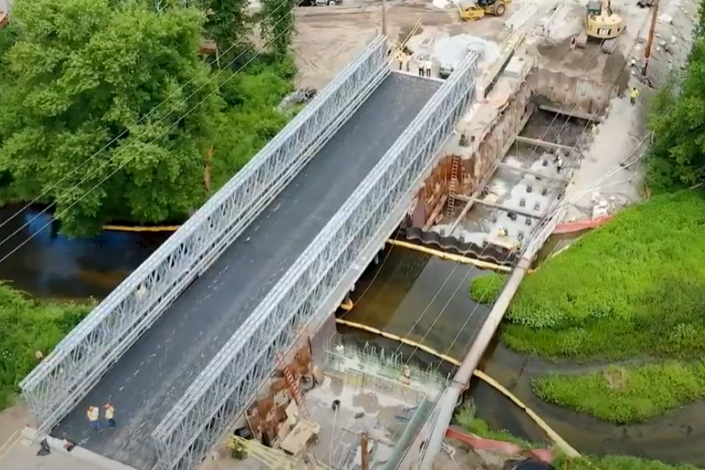 route 15 southbound alternate bridge