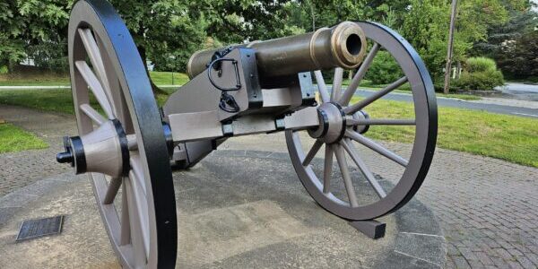 Restored Replica Cannon Stands Proudly at the Front Line of Local Revolutionary History