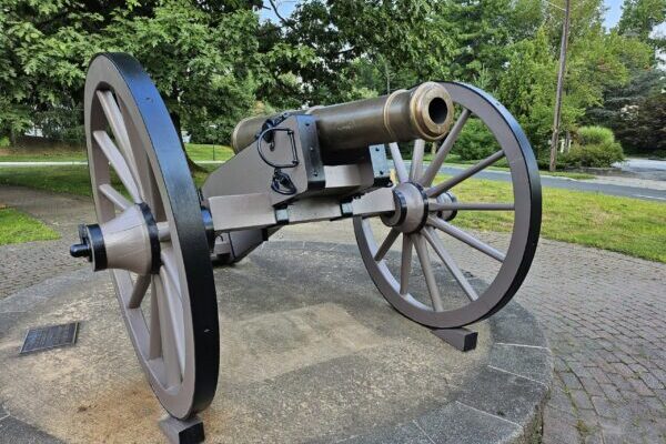 Restored Replica Cannon Stands Proudly at the Front Line of Local Revolutionary History