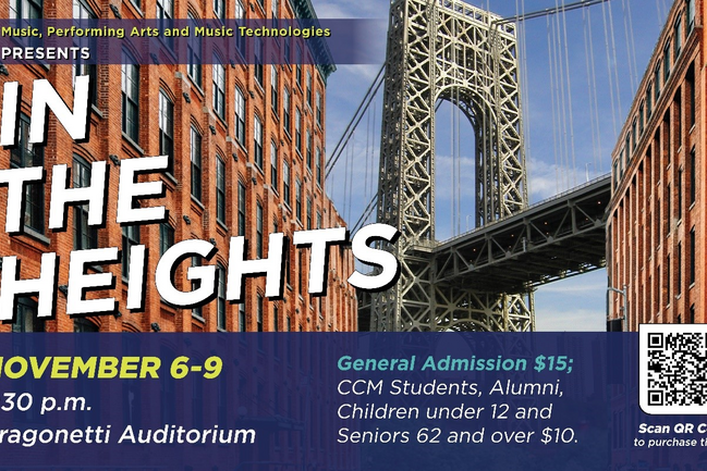 CCM Presents “In The Heights” A Tale of Love, Hope and Heritage Told in Song and Dance