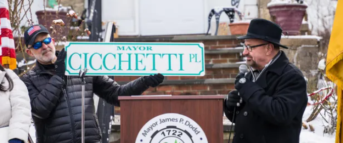 Aldo Cicchetti Honored with Street Dedication in Dover