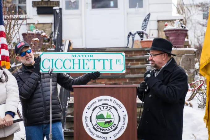 Aldo Cicchetti Honored with Street Dedication in Dover