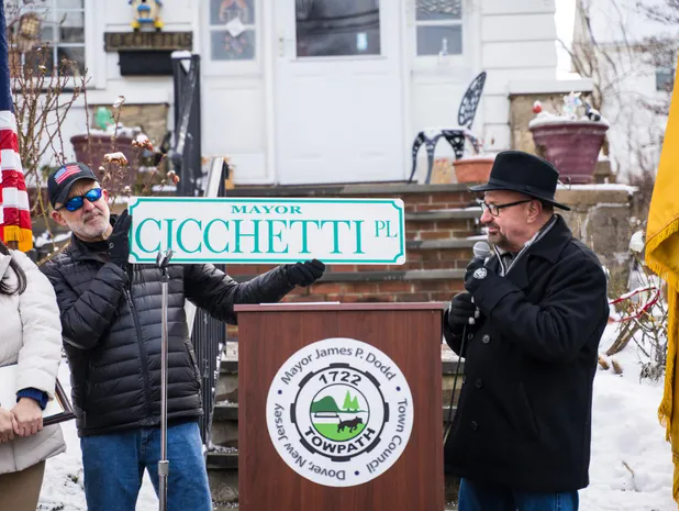 Aldo Cicchetti Honored with Street Dedication in Dover Aldo Cicchetti Honored with Street Dedication in Dover