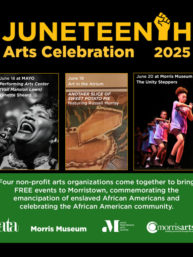 Juneteenth Image Free Juneteenth Arts Events in Morristown Ranging from a Festive Art Opening to an Outdoor Concert from June 18-20, 2025