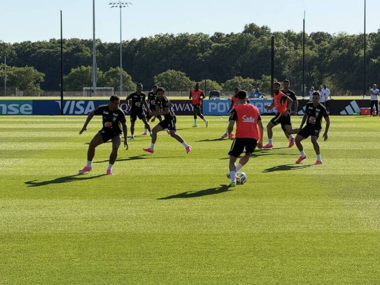 Team Brazil Makes Big First Impression at World Cup Training Ahead of Opening Match Team Brazil Makes Big First Impression at World Cup Training Ahead of Opening Match
