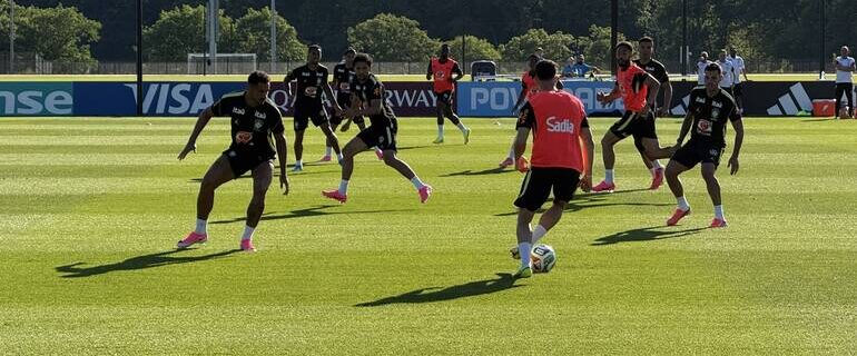 Team Brazil Makes Big First Impression at World Cup Training Ahead of Opening Match