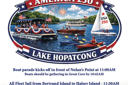Celebrate America’s 250th Birthday on Lake Hopatcong July 11 Celebrate America’s 250th Birthday on Lake Hopatcong July 11