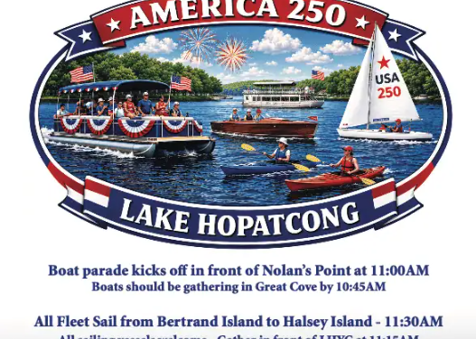 Celebrate America’s 250th Birthday on Lake Hopatcong July 11