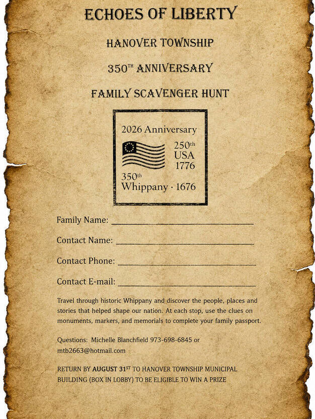 Echoes of Liberty Scavenger Hunt Invites Participants to Discover Hanover Township's Revolutionary Past