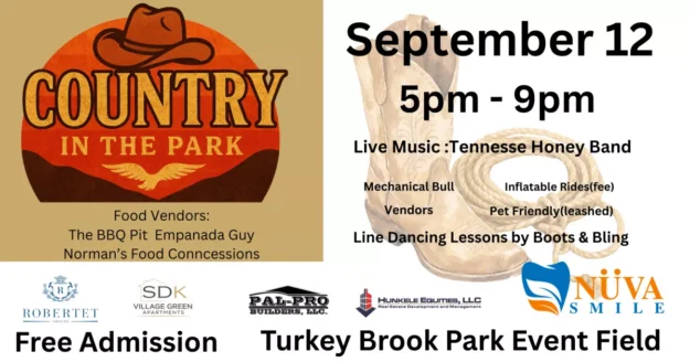 Country In the Park Comes To Mount Olive Sept 12th