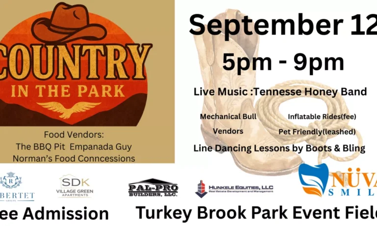 Country In the Park Comes To Mount Olive Sept 12th Country In the Park Comes To Mount Olive Sept 12th