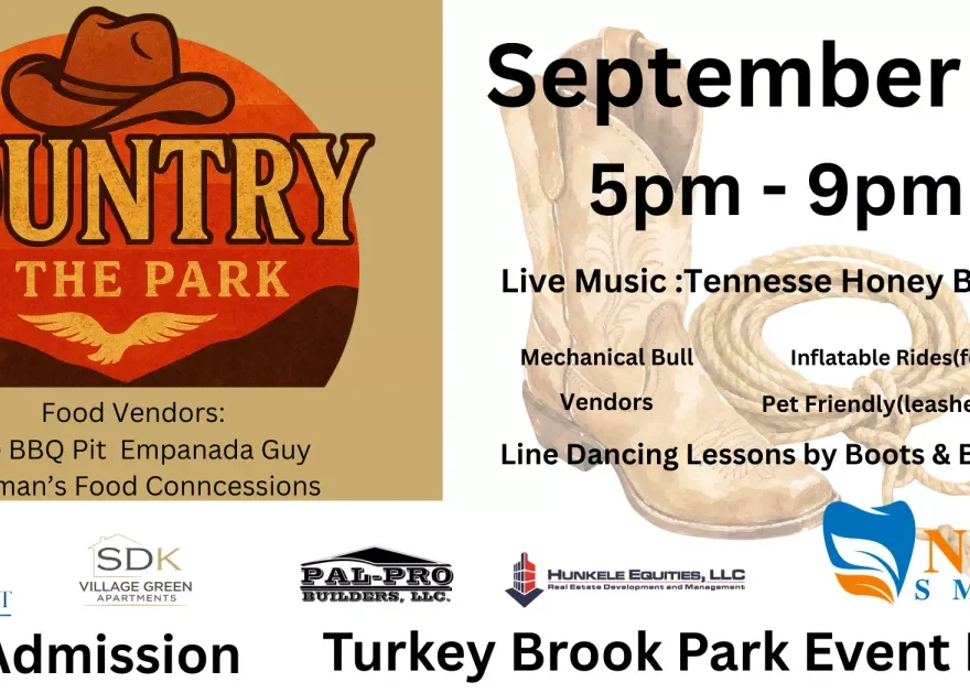 Country In the Park Comes To Mount Olive Sept 12th