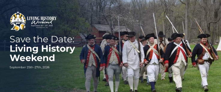Morris County’s Living History Weekend Set for Sept. 25-27