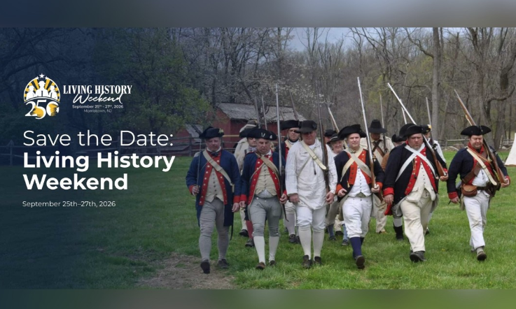 Morris County’s Living History Weekend Set for Sept. 25-27