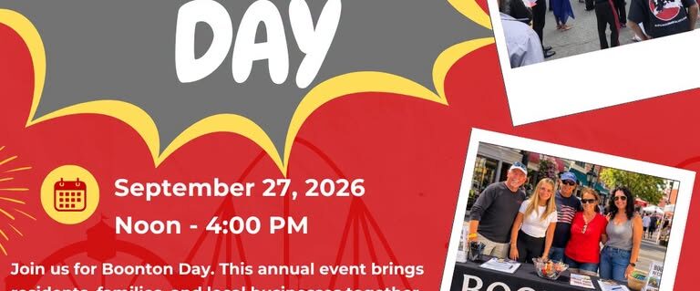 Boonton Day Comes to Historic Main Street - September 27, 2026