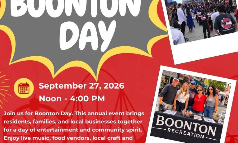 Boonton Day Comes to Historic Main Street - September 27, 2026