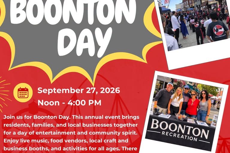 Boonton Day Comes to Historic Main Street – September 27, 2026 Boonton Day Comes to Historic Main Street - September 27, 2026