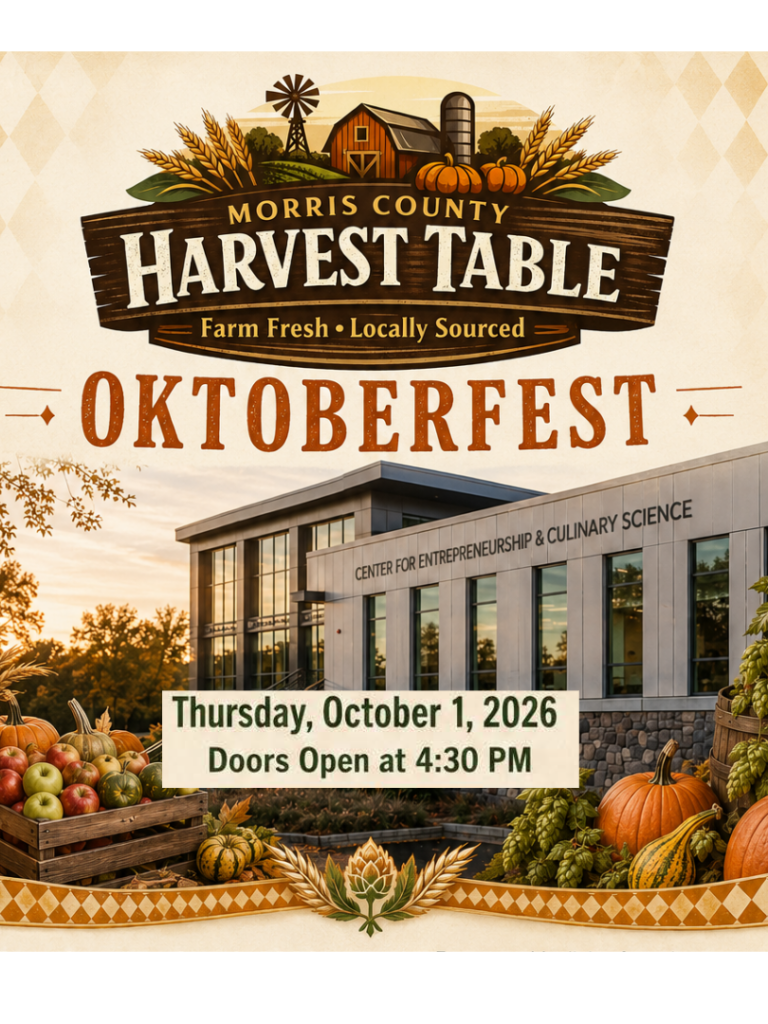 Morris County Harvest Table Celebrates Local Farms Oct. 1 at CCM Event