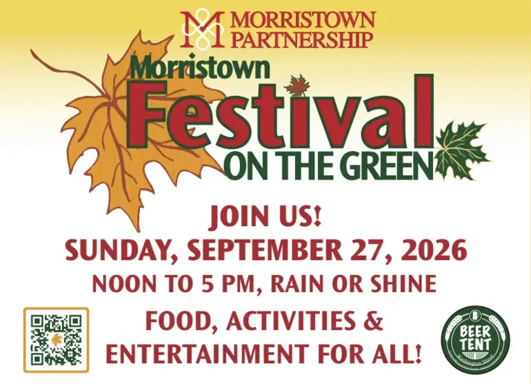 Morristown Festival on the Green Returns Sept. 27 with More Than 165 Exhibitors Morristown Festival on the Green Returns Sept. 27 with More Than 165 Exhibitors