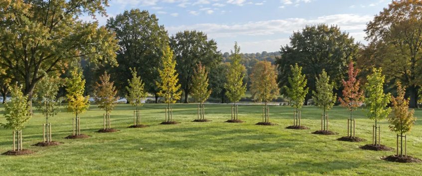 Thirteen Colony Trees Planted in Morris County Park for Nation's 250th Anniversary